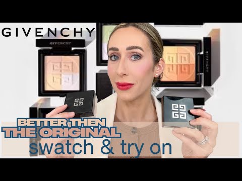 NEW GIVENCHY PRISME LIBRE 4 COLOR PRESSED POWDER Comparison and Try on