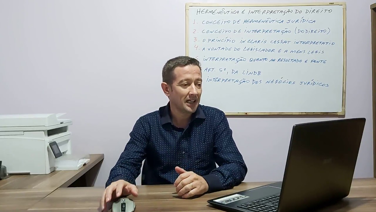 HERMENÊUTICA E INTERPRETAÇÃO DO DIREITO  - PARTE 01