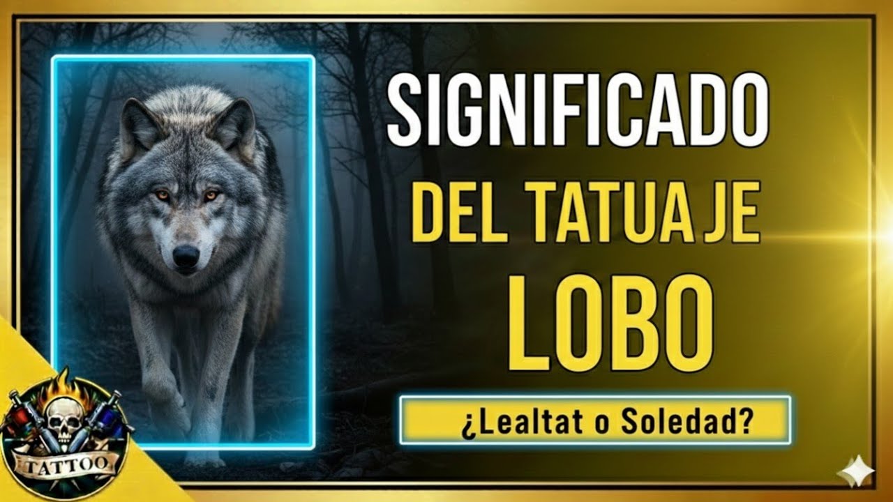 Significado del LOBO en TATUAJE 🐺 Tatuajes de Lobos y su significado