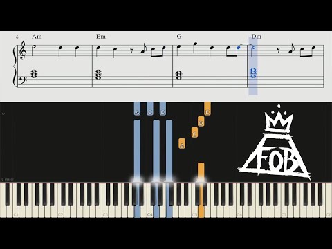 Fall Out Boy - Champion - Piano Tutorial + Chords