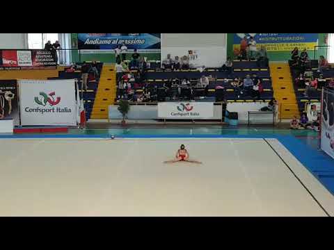 Locatelli Anna - corpo libero - finale nazionale Serie B Confsport 2017