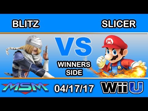 MSM 94 - Blitz (Sheik) Vs. :v~| Slicer (Mario) Winners Side - Smash Wii U
