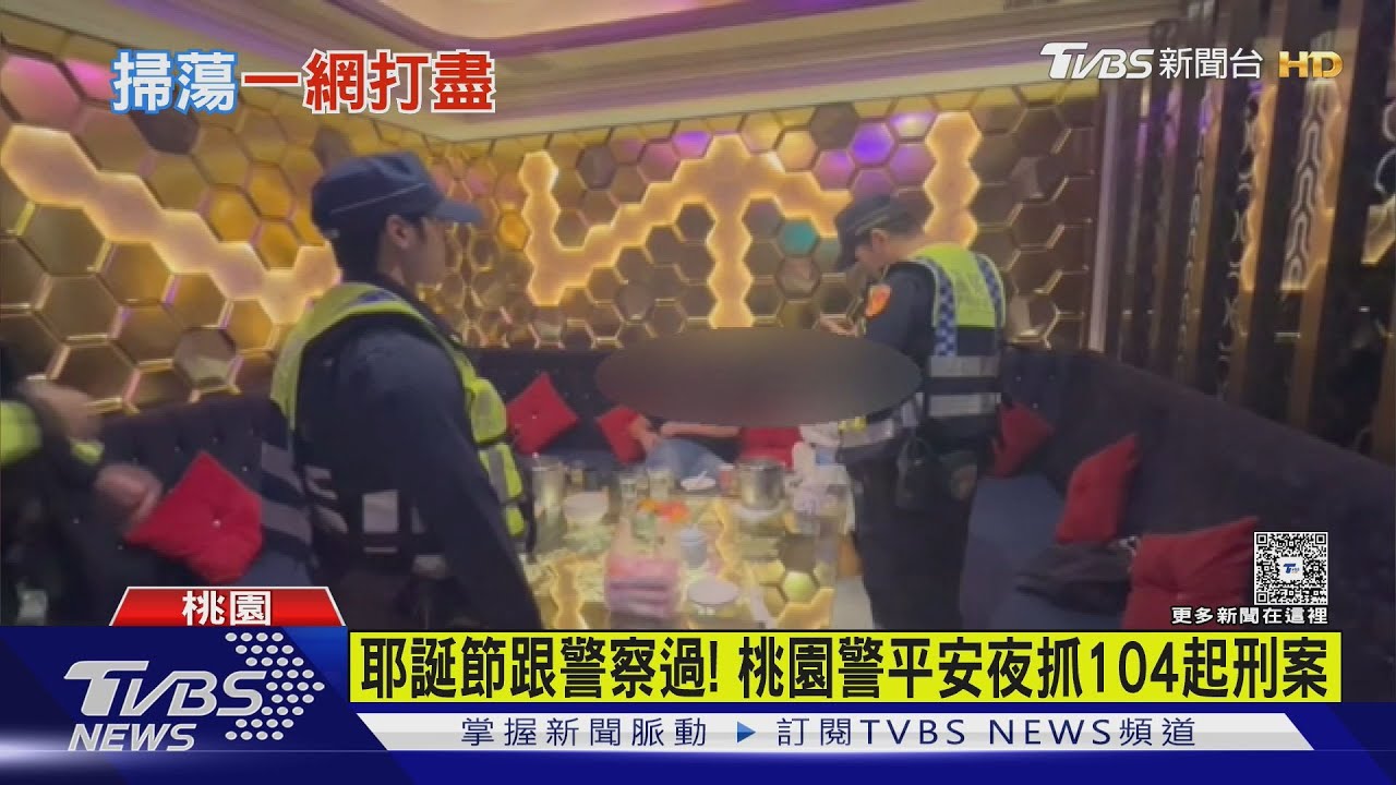 耶誕假期不平靜!桃園警方大掃蕩查104刑案 「香港車手」也落網