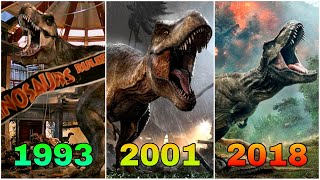 Evolution of T-Rexs Roar in Jurassic movies! (1993