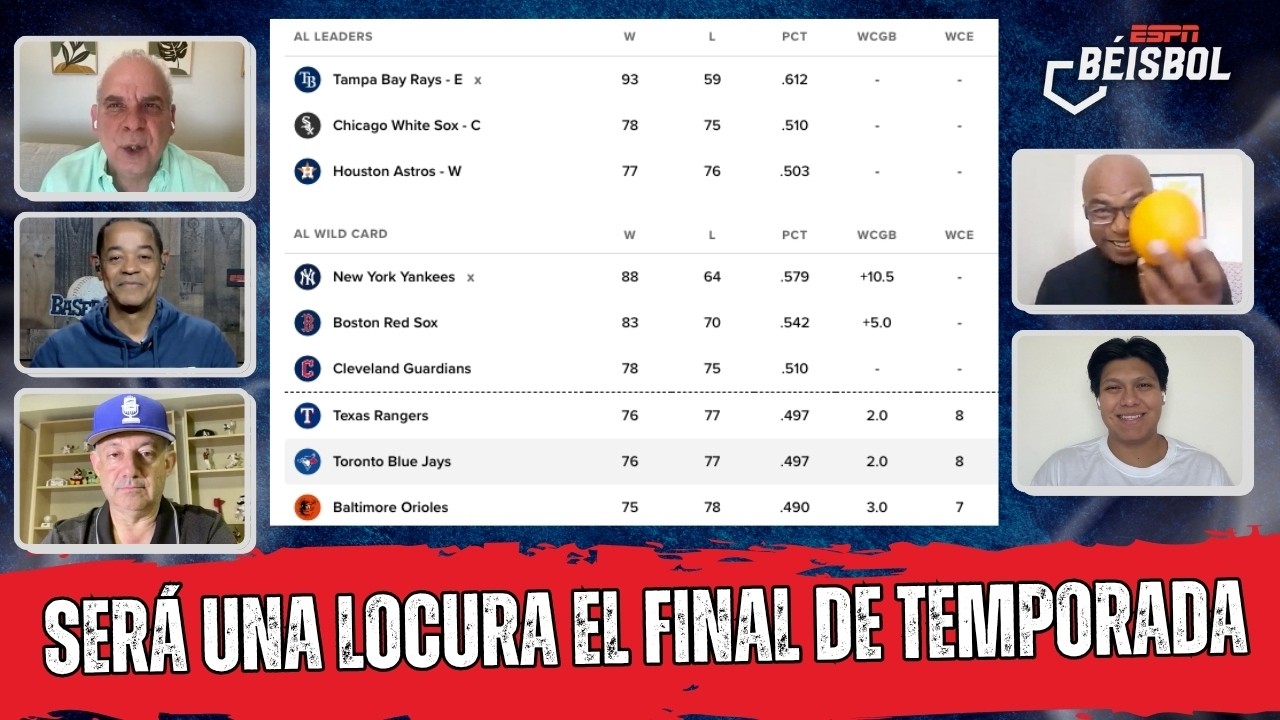 LA BATALLA FINAL por el comodín de la americana y LAS DIVISIONES CENTRAL y OESTE | ESPN Beisbol