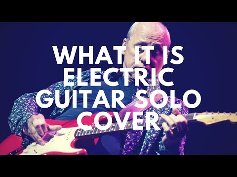"What It Is" Electric Guitar Solo (Mark Knopfler) cover by Thomas Geelens