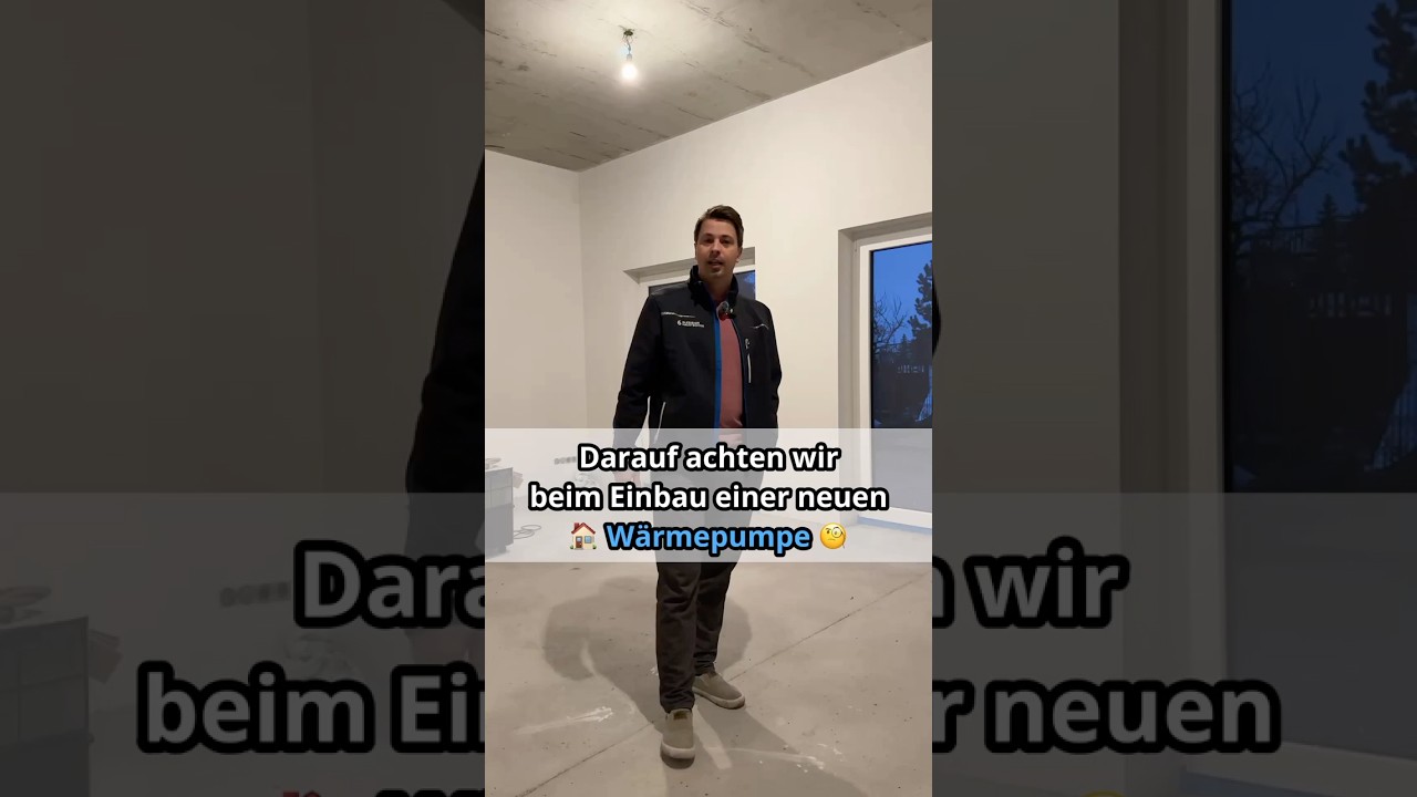 Darauf achten wir beim Einstellen einer Wärmepumpe! Darauf achten wir beim Einstellen einer Wärmepumpe!