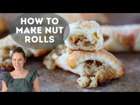HOW TO MAKE NUT ROLLS: One of the best walnut cookie recipes, easy for the whole family!