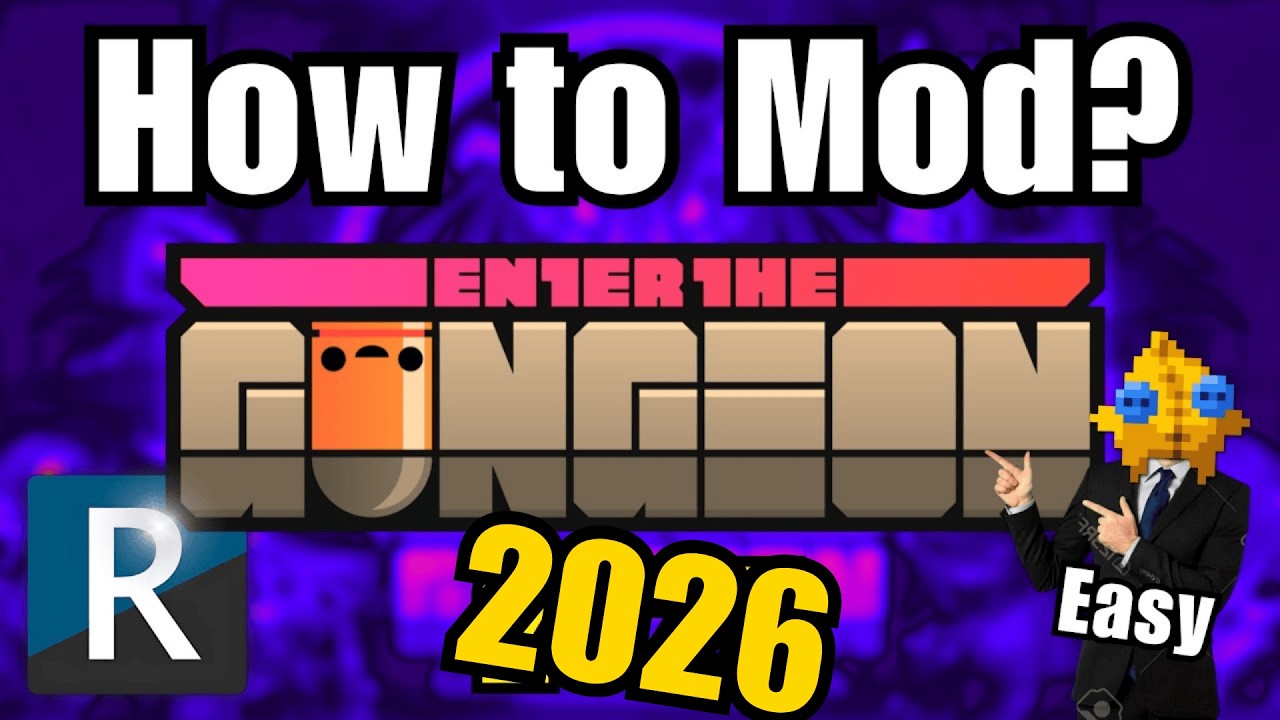 (2026) The FASTEST Way to Install MODS for Enter The Gungeon! -  Mod The Gungeon R2Modman Tutorial