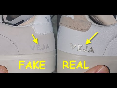 Real vs fake Veja shoes. How to spot fake Veja Campo trainers