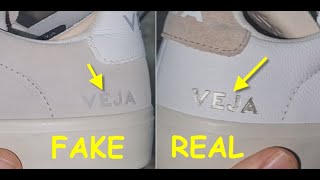 Real vs fake Veja shoes. How to spot fake Veja Campo trainers