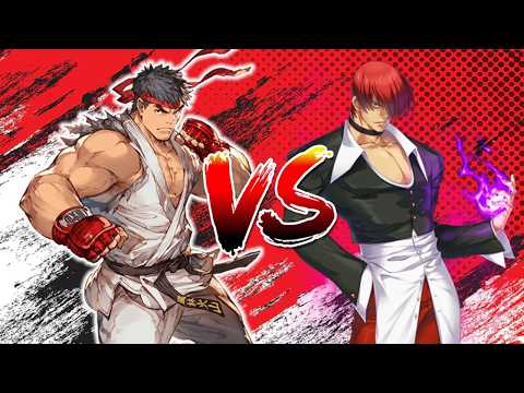 Ryu vs Iori Yagami | Sprite Animation | feat. @qMannyp-ak & @projectsDBZ