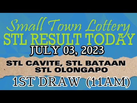 STL CAVITE, STL BATAAN & STL OLONGAPO 1ST DRAW 11AM RESULT JULY 03, 2023 #stlcaviteresulttoday
