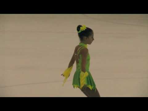 Greta Morkyte 1 year skating.