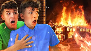 Our House CAUGHT on FIRE!