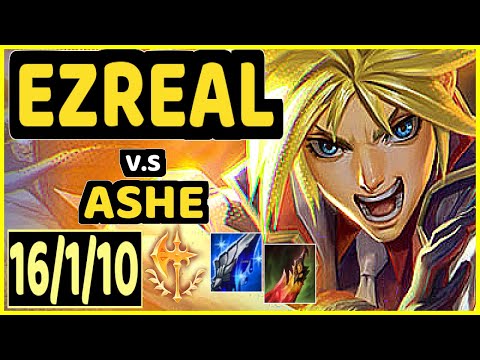VIPER (EZREAL) vs ASHE - 16/1/10 KDA BOTTOM ADC CHALLENGER GAMEPLAY - KR