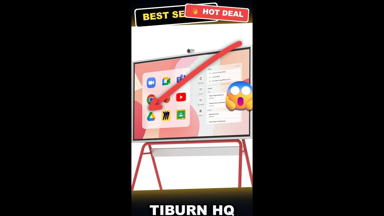 TIBURN HQ Board 75 R3 Review - 4K Smart Whiteboard Android 13 with Advanced Camera
