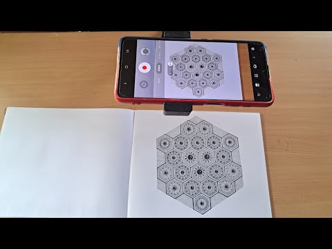 How to draw Geometric Mandala Art for Beginner Step by Step Tutorial triquetra design vanithaarts