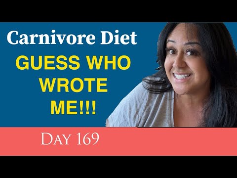 Day 169: You won’t believe who wrote me a letter on the carnivore diet ￼