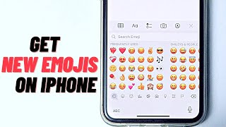 How To Get New Emojis On Your iPhone! (2022)