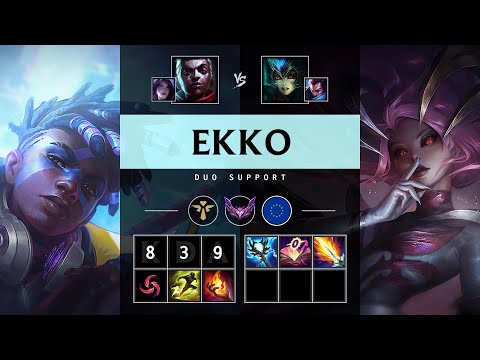 Ekko Support vs Nami - EUW Master Patch 25.09