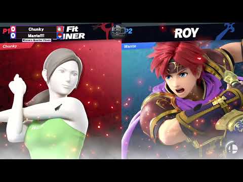 2021 SC Arcadian - Chunky (Wii Fit Trainer) VS Mante!!!! (Roy) - SSBU Winners Quarters