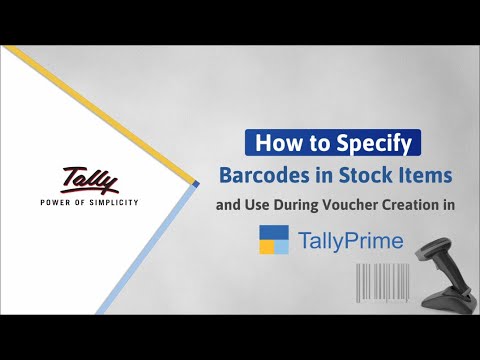 Specify Barcodes in Stock Items