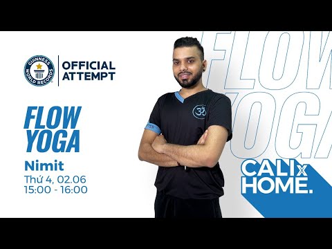 ⭕ CALI X HOME LIVE ⭕  YOGA FLOW CÙNG YOGI NIMIT