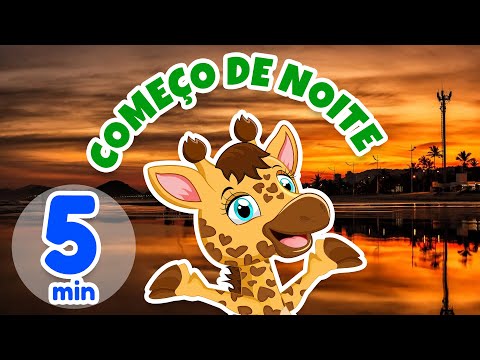 Começo de Noite - Giramille 5 min | Desenho Animado Musical
