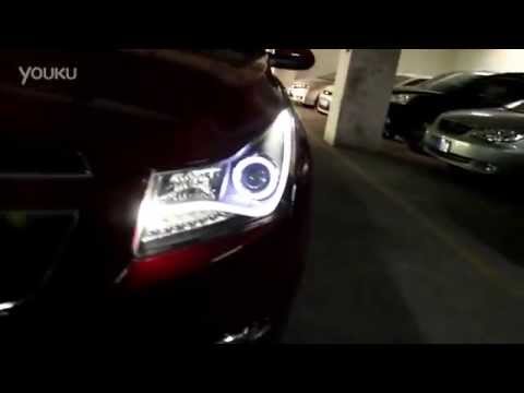 2009-2013 Chevrolet Cruze Projector Headlight with LED DRL and Angel Eye