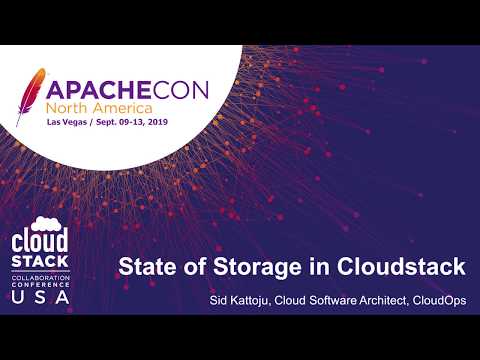 State of Storage in Cloudstack