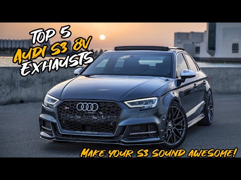 Top 5 Audi S3 8V 2.0 TFSI Exhausts!