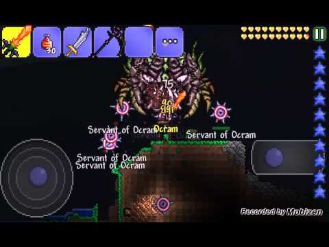 Terraria Fighting Ocram!