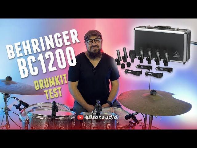 Vídeo relacionado con Behringer BC1200 Juego De Micrófono Profesional De 7 Piezas Para Batería Para Usos En Estudio Y En Directo