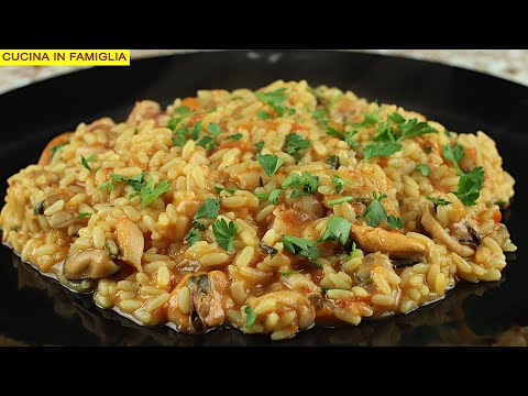 risotto alla marinara da ristorante stellato con il pesce surgelato