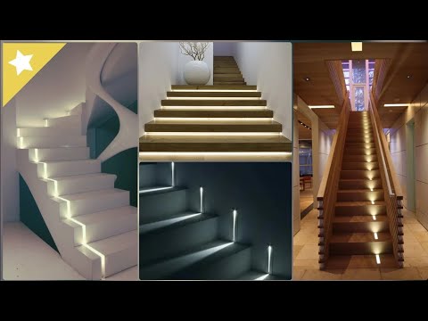 Latest Staircase Lighting ideas 2024 | Modern interior Stairs Design Lights Design