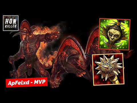 HoN War Beast SHIELDBREAKER with SHRUNKEN HEAD - MVP