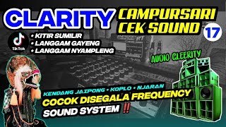 Download lagu CEK SOUND LANGGAM CLARITY 🔊 KITIR SUMILIR ‼️Versi Koplo • Jaipong • Njaran Mak GLER mp3