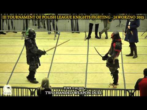 III Turniej PLWR - Broń dwuręczna 1x1 - Pojedynek o III miejsce (Jaworzno 2015)
