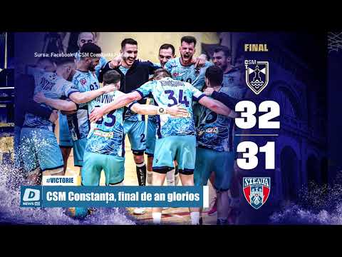 CSM Constanța, final de an glorios