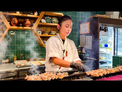 800 Spieße täglich! 31-jährige Grill-Meisterin & 17 Sorten Yakitori #japanesefood