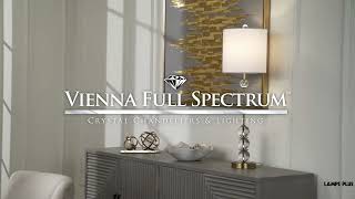 Watch A Video About the Halston Brass Metal Buffet Table Lamp with Crystal Accents