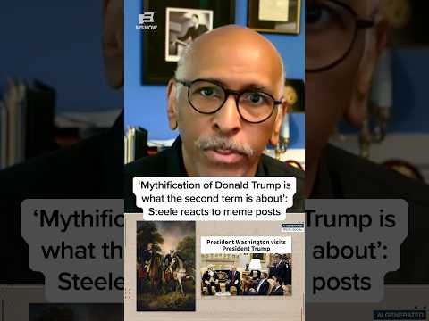 'Mythification of Donald Trump is what the second term is about': Steele reacts to meme posts