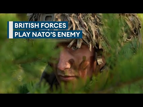 British Army versus Nato war games on Russia's doorstep