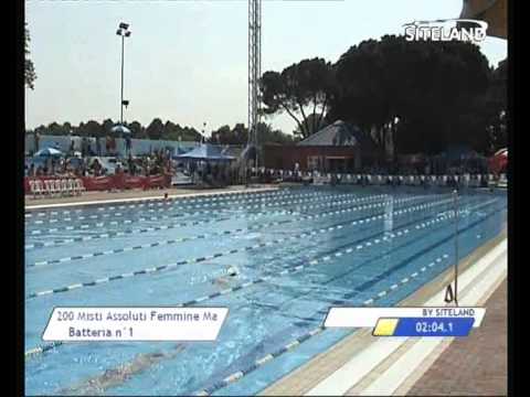 Serie 1 dei 200 Misti  Assoluti Femmine Master - 12 MEMORIAL ANDREA BETTIOL