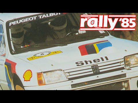 Acropolis Rally 1985 | Group B WRC | Audi Quattro | Peugeot T16 | Mazda RX7