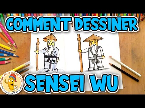 Comment dessiner SENSEI WU très simple | Dessin Pour Enfant