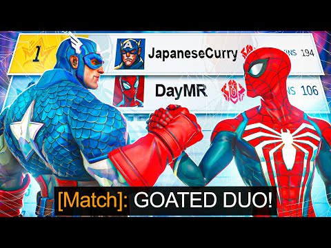 When the BEST CAPTAIN AMERICA and SPIDER-MAN TEAM UP... | Marvel Rivals