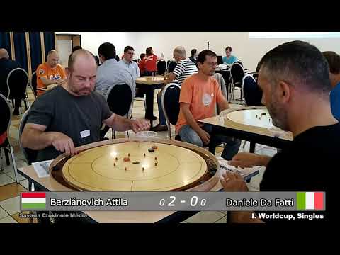 I. Crokinole World Cup - Berzlánovich Attila vs Daniele da Fatti