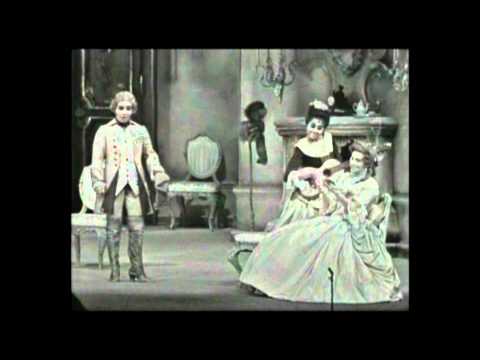 Edith Mathis - 1966 Salzburg Festival "Le Nozze di Figaro"  Recitativo & Voi Che Sapete